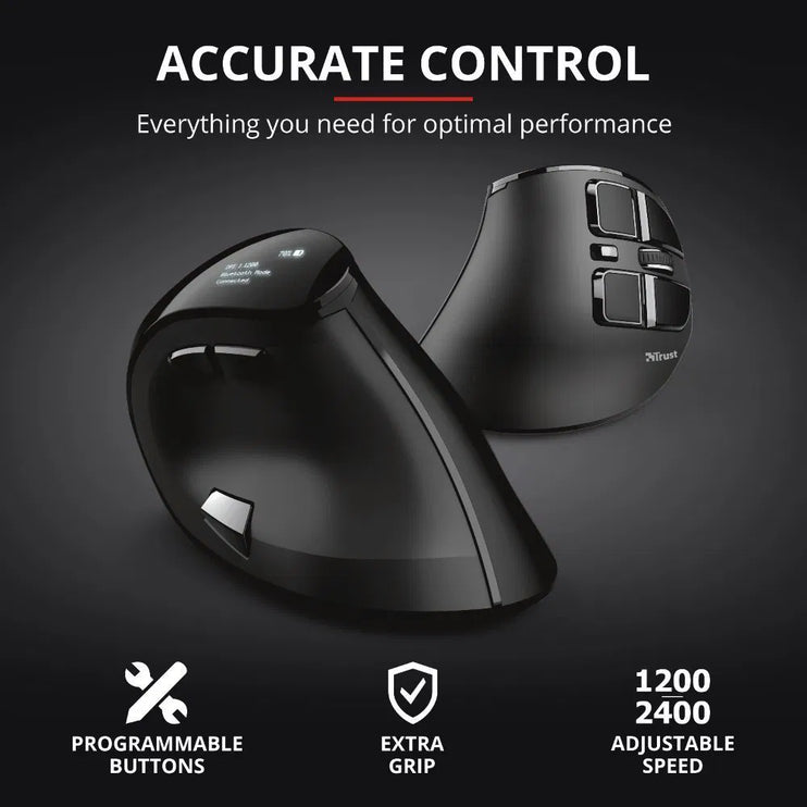 Ergonomická vertikální myš