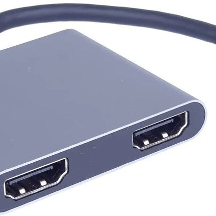 Redukce 2v1 s podporou USB-C a 4K
