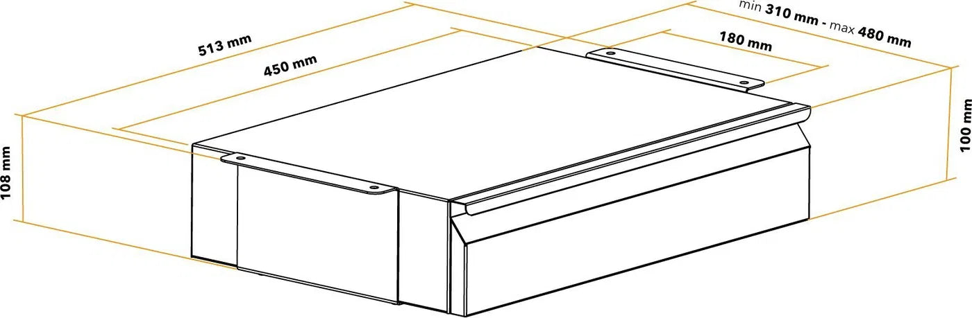 Designová zásuvka pod stůl